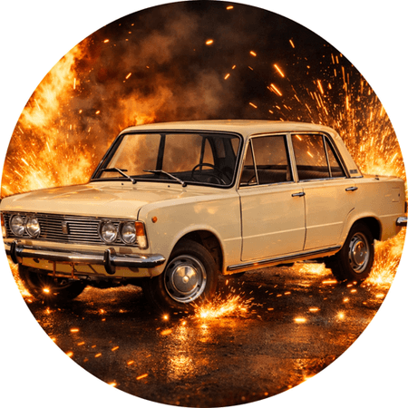 OPŁATEK NA TORT URODZINY 18 30 40 50 60 DUŻY FIAT 125P SAMOCHÓD OSOBOWY