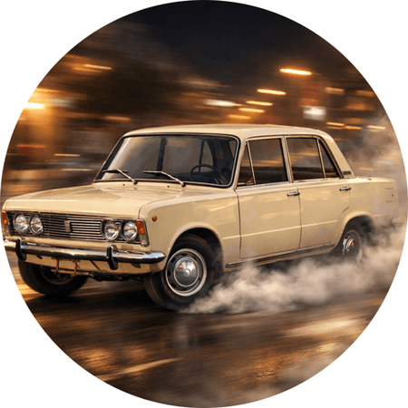 OPŁATEK OZDOBA NA TORT URODZINY 18 30 40 50 60 DUŻY FIAT 125P SAMOCHÓD OSOBOWY