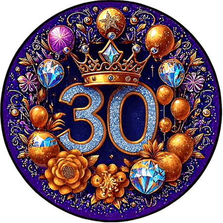 OPŁATEK NA TORT URODZINY 30 40 50 HAPPY BIRTHDAY TEKST GRATIS