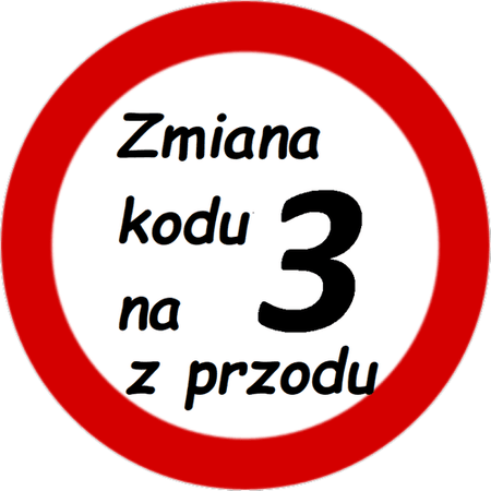 OPŁATEK NA TORT URODZINY 30 40 50 60 ZNAK ZAKAZU ZMIANA KODU