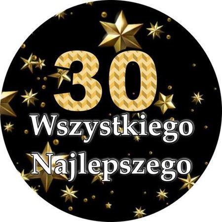 OPŁATEK NA TORT URODZINY 18 30 40 50 60 MĘŻCZYZNA MĘSKI WHISKY DRINK