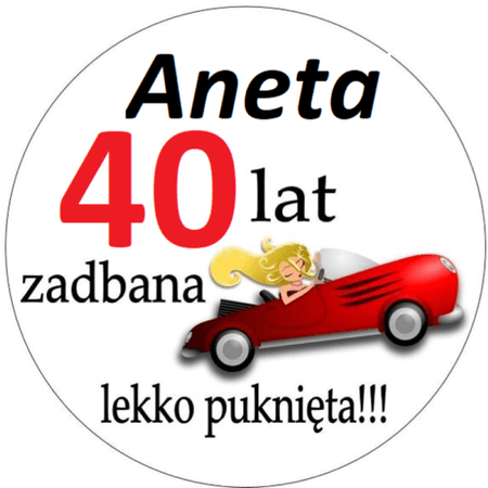 OPŁATEK NA TORT URODZINY 30 40 50 KOBIETA POSTAĆ DRINK WHISKY