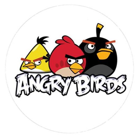 OPŁATEK NA TORT URODZINY ANGRY BIRDS POSTACIE