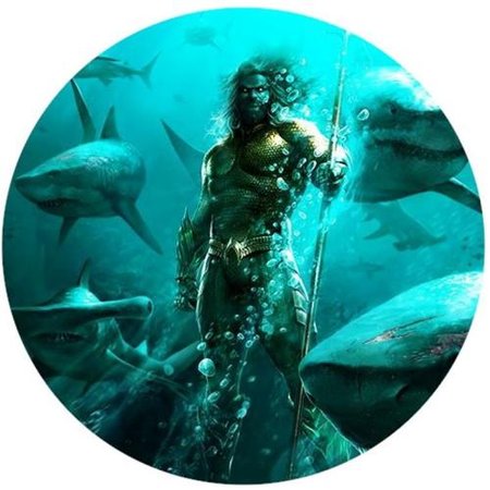 OPŁATEK NA TORT URODZINY AQUAMAN POSTAĆ