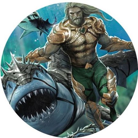 OPŁATEK NA TORT URODZINY AQUAMAN 