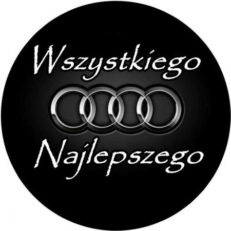 OPŁATEK NA TORT AUDI  LOGO SAMOCHÓD AUTO 