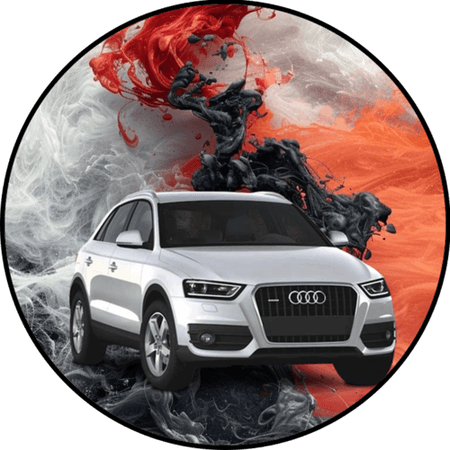 OPŁATEK NA TORT AUDI Q3 Q5  SAMOCHÓD AUTO URODZINY 18 30 40 50 60