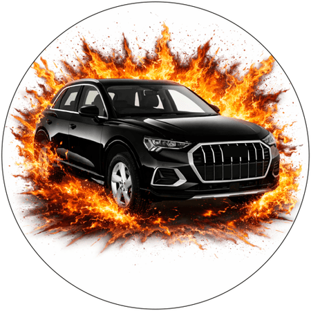 OPŁATEK NA TORT AUDI Q3 Q5 Q7 SAMOCHÓD AUTO URODZINY 18 30 40 50 60