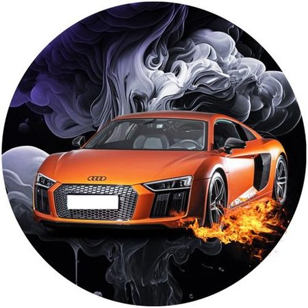 OPŁATEK NA TORT AUDI R8 SAMOCHÓD AUTO URODZINY 18 30 40 50 