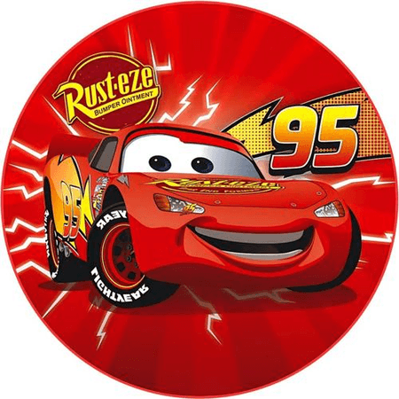 OPŁATEK NA TORT URODZINY CARS AUTA ZIG ZAG