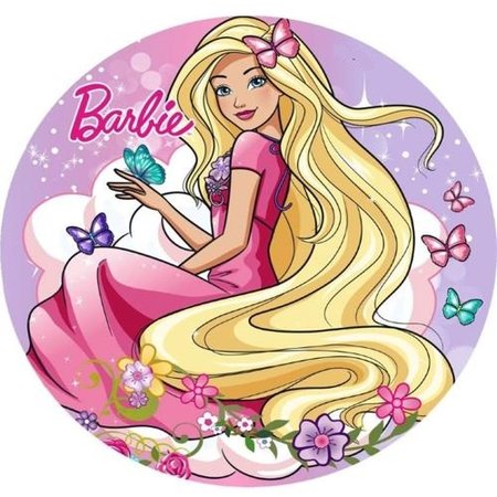 OPŁATEK NA TORT URODZINY BARBIE KSIĘZNICZKA POSTAĆ LALKA