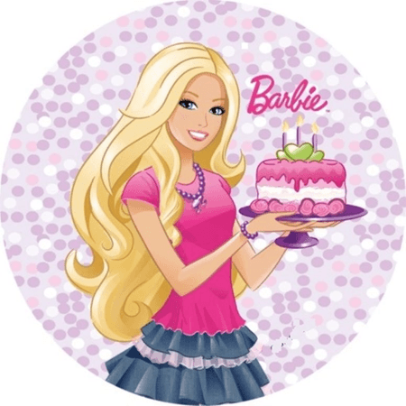 OPŁATEK NA TORT URODZINY BARBIE KSIĘŻNICZKA ELEGANTKA