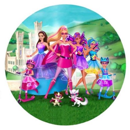 OPŁATEK NA TORT URODZINY BARBIE KSIĘŻNICZKA ELEGANTKA 