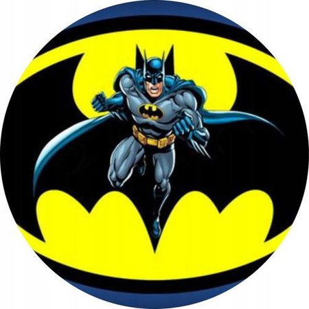 OPŁATEK NA TORT URODZINY BATMAN SUPER BOHATER