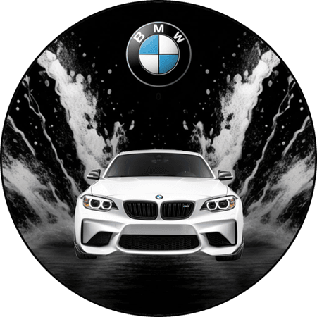 OPŁATEK NA TORT  URODZINY 18 30 40 50 BMW AUTO LOGO  
