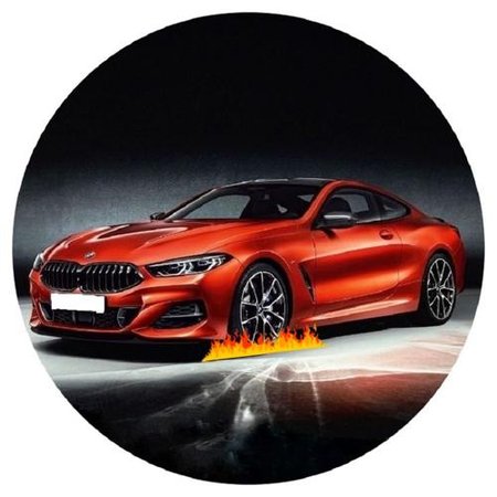 OPŁATEK NA TORT  URODZINY 18 30 40 50 BMW AUTO SAMOCHÓD 