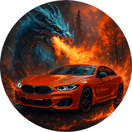 OPŁATEK NA TORT  URODZINY 18 30 40 50 BMW SAMOCHÓD LOGO AUTO FURA BRYKA