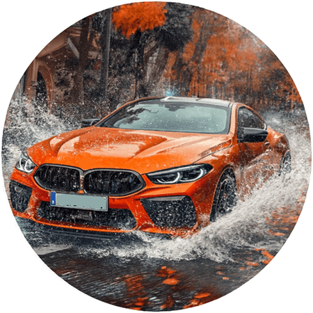 OPŁATEK NA TORT  URODZINY 18 30 40 50 BMW SAMOCHÓD LOGO AUTO FURA BRYKA