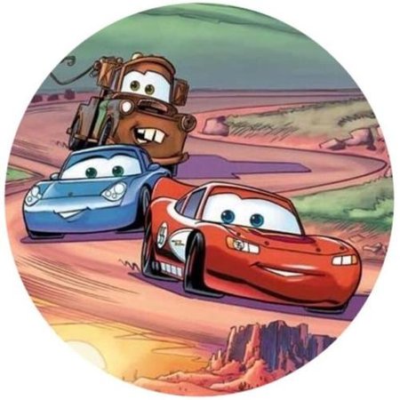 OPŁATEK NA TORT URODZINY SAMOCHODY AUTA CARS
