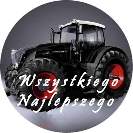 OPŁATEK NA TORT URODZINY CIĄGNIK JOHN DEERE ZETOR URSUS MASZYNA ROLNICZA