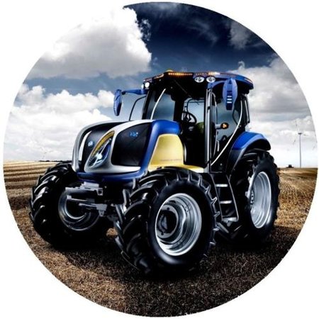 OPŁATEK NA TORT URODZINY CIĄGNIK TRAKTOR MASZYNA ROLNICZA ZETOR URSUS