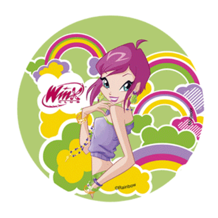 OPŁATEK NA TORT URODZINY WINX CZARODZIEJKI 