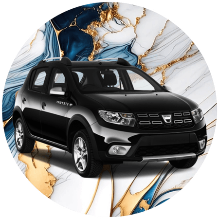 OPŁATEK NA TORT URODZINY 18 30 40 50 60 DACIA SAMOCHÓD AUTO