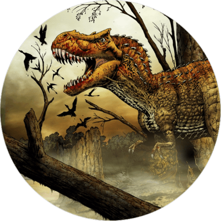 OPŁATEK NA TORT URODZINY POSTACIE DINOZAUR DINOZAURY T-REX