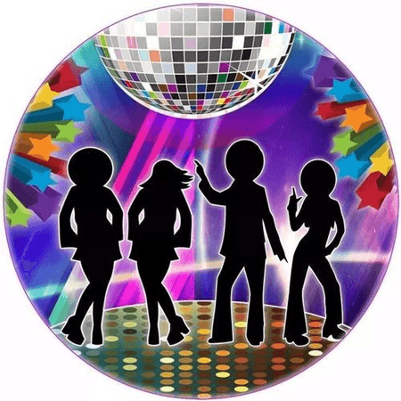 OPŁATEK NA TORT URODZINY 18 30 40 50 DISCO PARTY MUZYKA DANCE