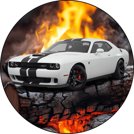 OPŁATEK NA TORT URODZINY DODGE CHARGER CHALLENGER AUTO SAMOCHÓD