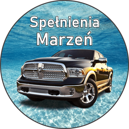 OPŁATEK NA TORT URODZINY 18 30 40 50 DODGE RAM AUTO