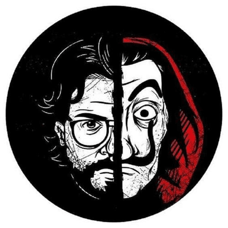 OPŁATEK NA TORT URODZINY 18 30 40 50 EL CASA DE PAPEL DOM Z PAPIERU
