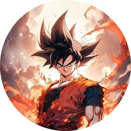 OPŁATEK NA TORT URODZINY DRAGON BALL DRUŻYNA 