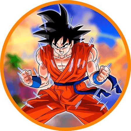 OPŁATEK NA TORT URODZINY DRAGON BALL DRUŻYNA