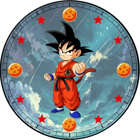 OPŁATEK NA TORT URODZINY DRAGON BALL 