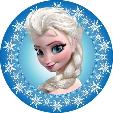 OPŁATEK NA TORT URODZINY FROZEN KRAINA LODU ELSA ANNA 