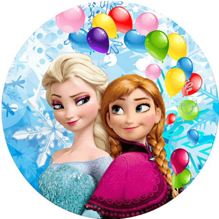 OPŁATEK NA TORT URODZINY FROZEN KRAINA LODU ELSA ANNA POSTAĆ 