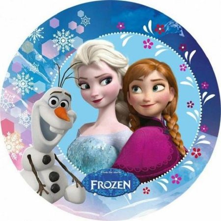 OPŁATEK NA TORT URODZINY FROZEN KRAINA LODU ELSA ANNA