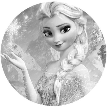 OPŁATEK NA TORT URODZINY FROZEN KRAINA LODU ELSA ANNA  