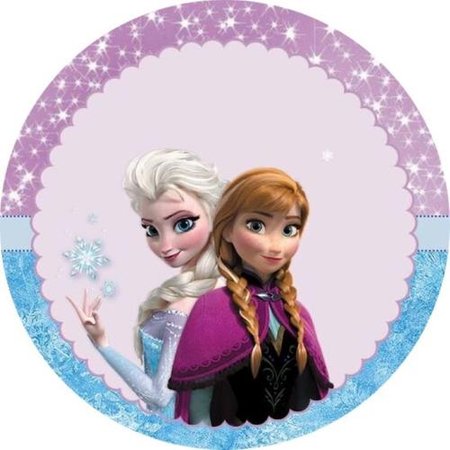OPŁATEK NA TORT URODZINY FROZEN KRAINA LODU ELSA ANNA