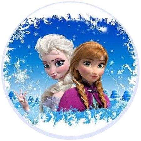 OPŁATEK NA TORT URODZINY FROZEN KRAINA LODU