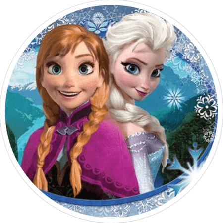 OPŁATEK NA TORT URODZINY ELSA ANNA FROZEN 