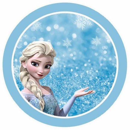 OPŁATEK NA TORT URODZINY ELSA ANNA FROZEN KRAINA LODU