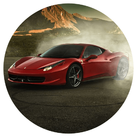 OPŁATEK NA TORT URODZINY 18 30 40 50 FERRARI AUTO SAMOCHÓD 