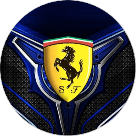 OPŁATEK NA TORT URODZINY 18 30 40 50 FERRARI LOGO