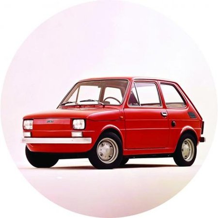 OPŁATEK NA TORT URODZINY 18 30 40 50 FIAT 126P MALUCH FIACIK