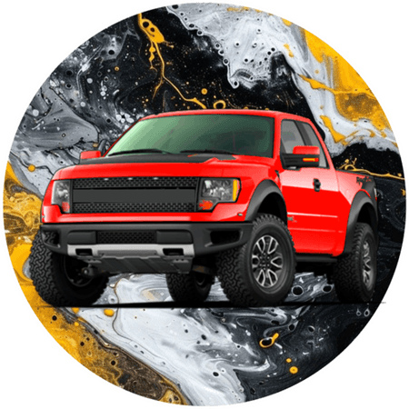 OPŁATEK NA TORT URODZINY 18 30 40 50 FORD PICKUP SAMOCHÓD AUTO