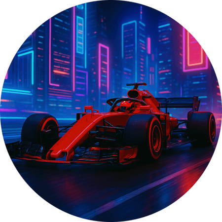 OPŁATEK NA TORT URODZINY FORMUŁA F1 BOLID MERCEDES FERRARI  AUTO 