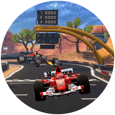 OPŁATEK NA TORT URODZINY FORMUŁA F1 BOLID WYŚCIGI MC LAREN