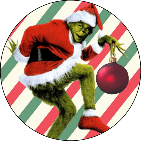 OPŁATEK NA TORT URODZINY GRINCH ŚWIĄT NIE BĘDZIE